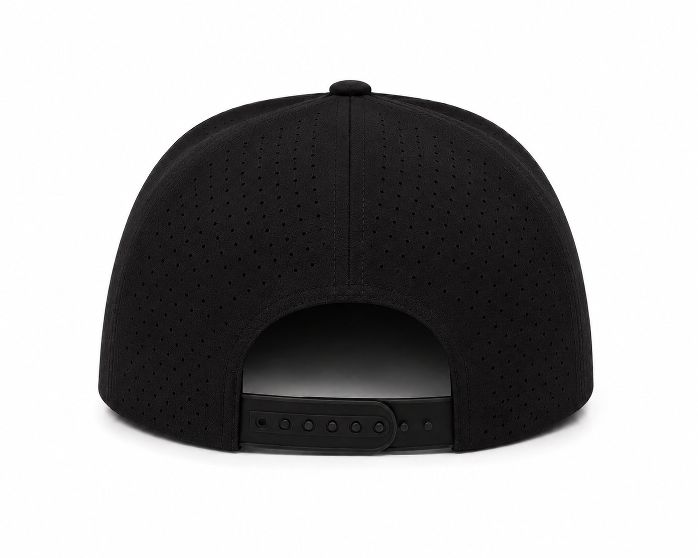 Signature Topo Trucker, back, with perforated panel and adjustable strap